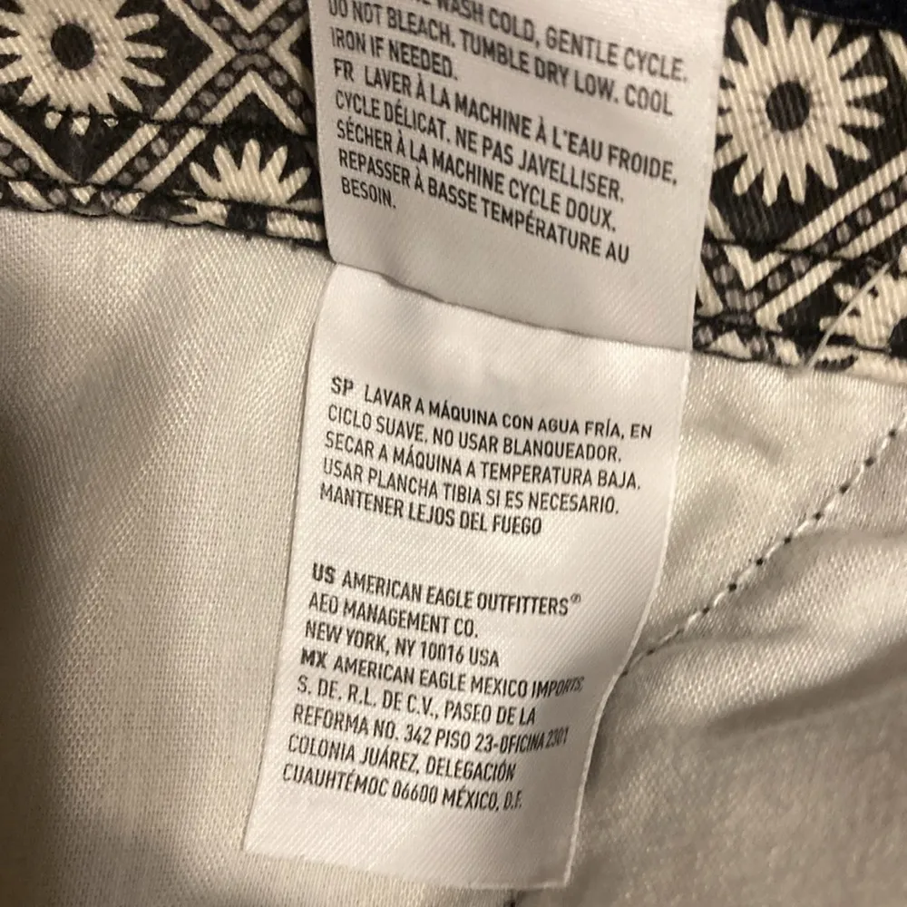 American Eagle Outfitters Stretch Women’s Size 14 Black/White Color - Image 8