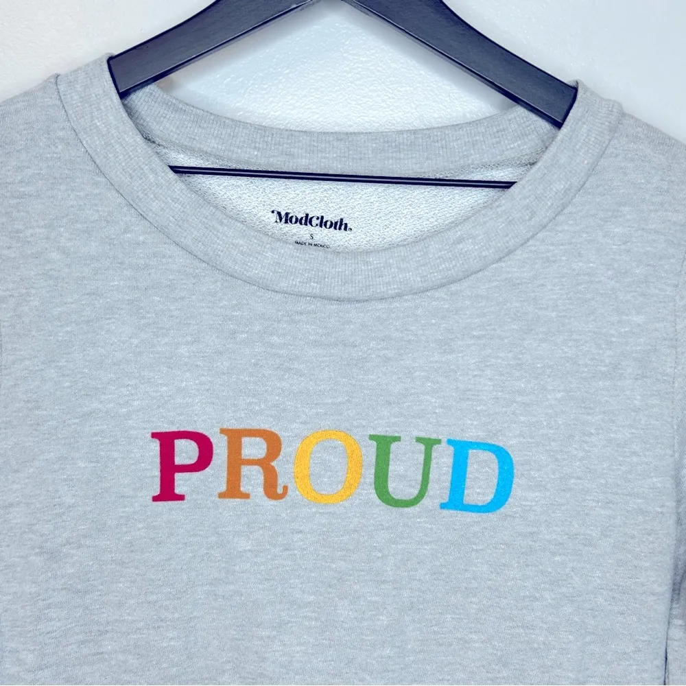 ModCloth Proud Graphic Sweatshirt Size S - Image 6