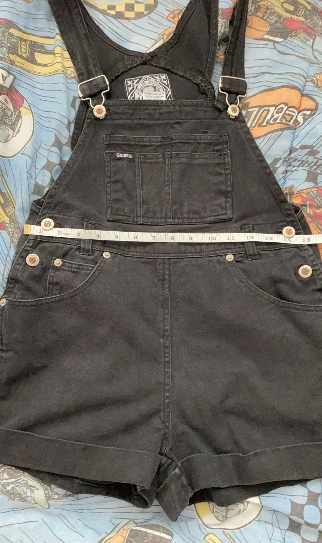 Black Overalls Size M - Image 3