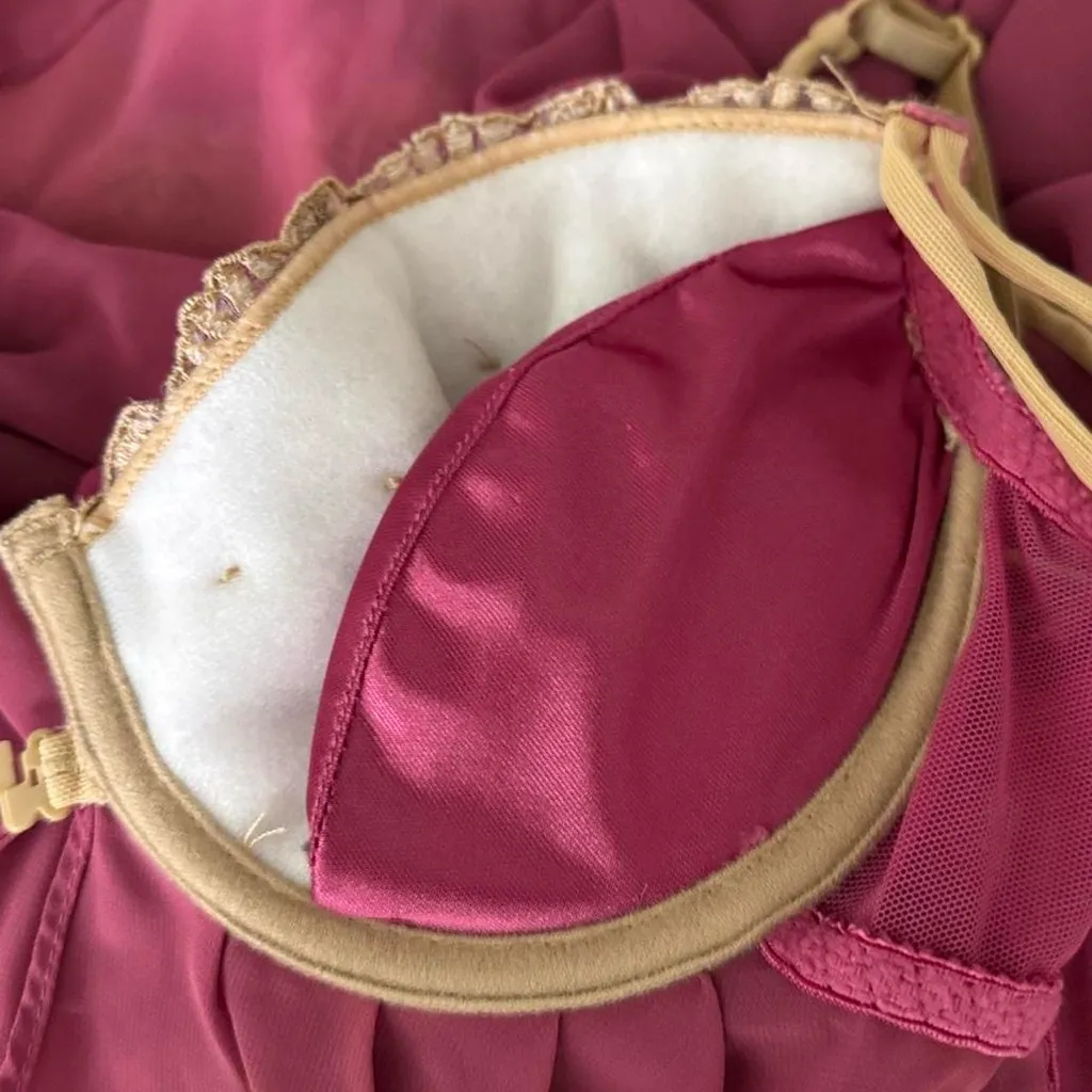 Vintage Victoria’s Secret Golden Blush Maxi Slip Dress - Image 8