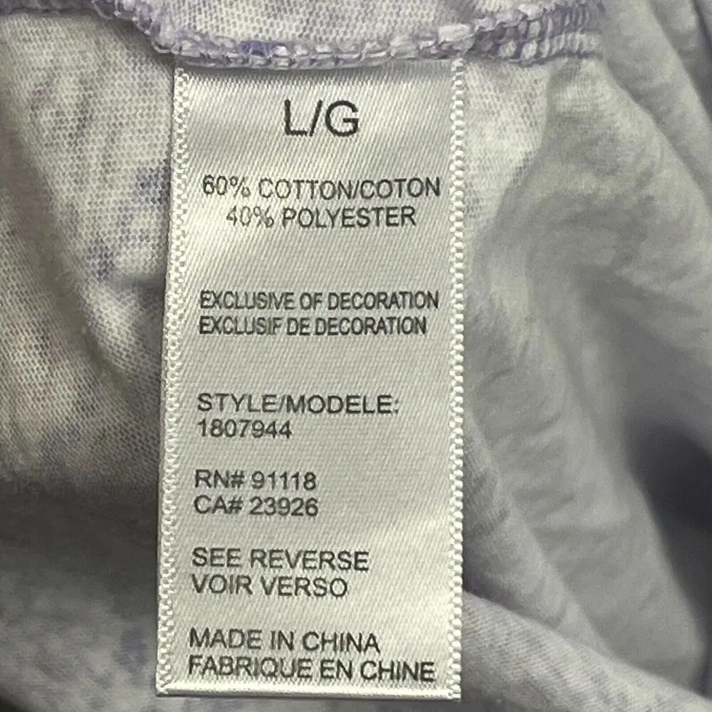 Jones New York Women's Shift Sleepwear Night Dress Purple Size L Lounge Comfy - Image 8