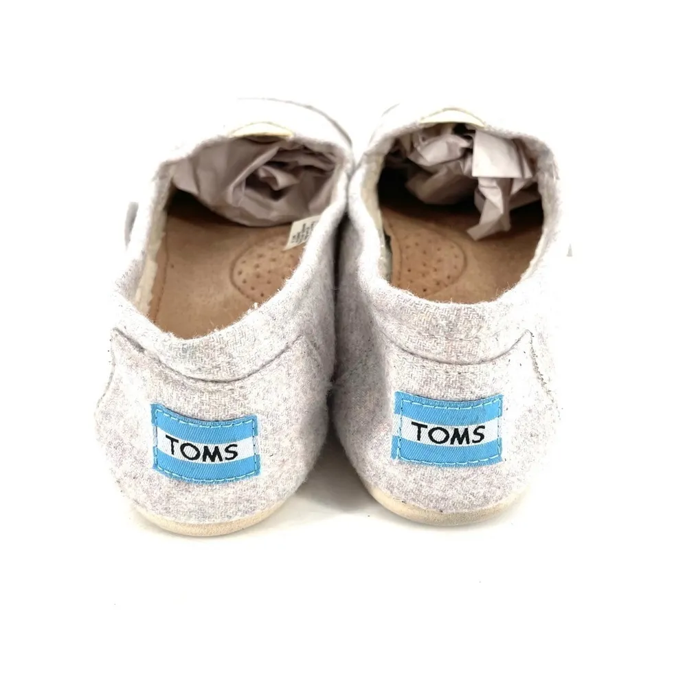 TOMS Classic Alpargata Slip On Flat Faux Fur - Image 3