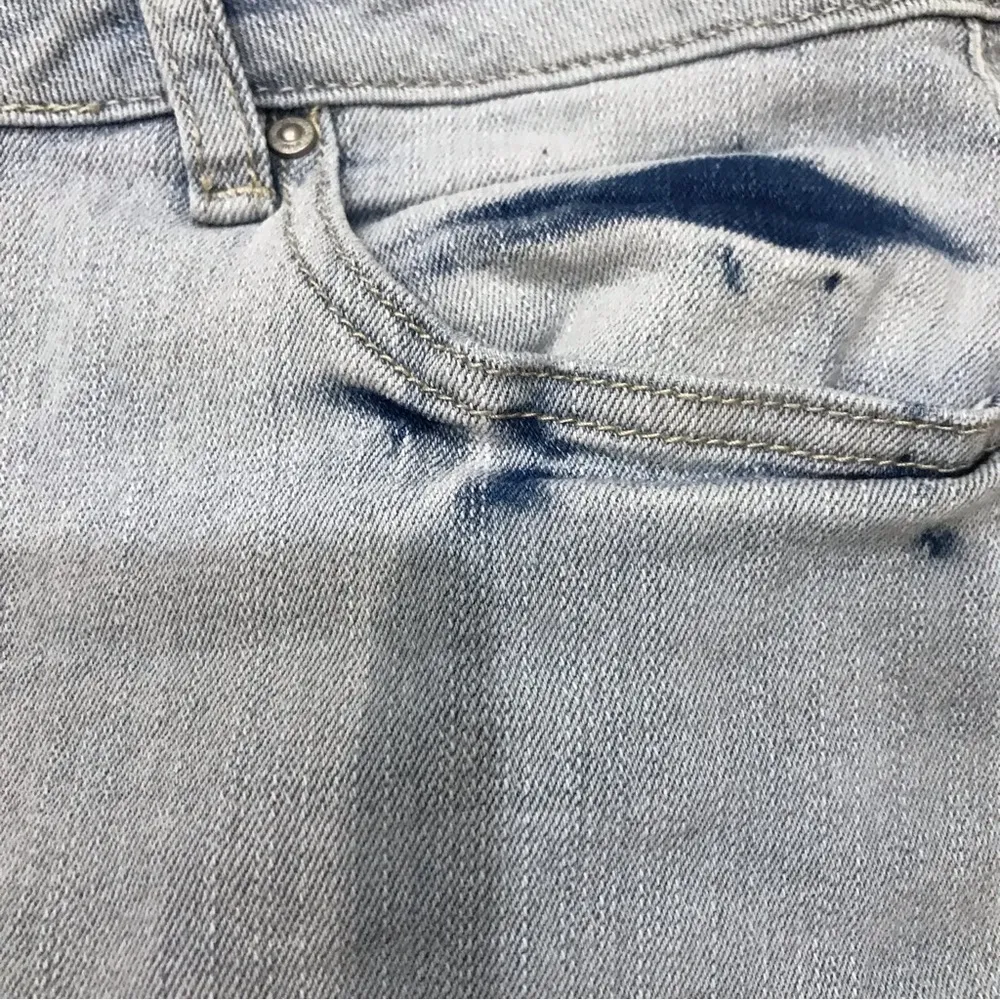 Almost Famous light blue denim skirt M stretchy casual 90s vibes on trend - Image 7