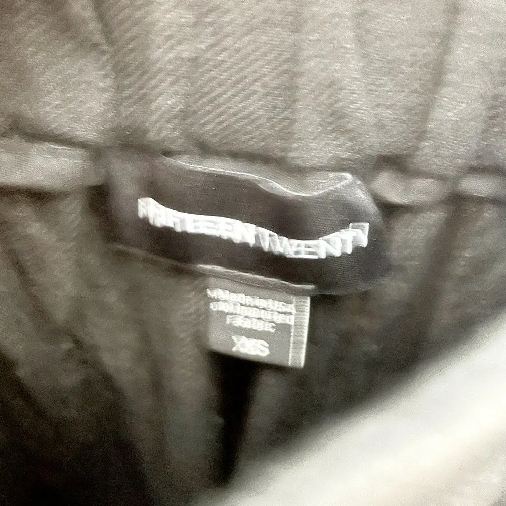 Fifteen Twenty High Waisted Drawstring Crop Wide Leg Pants Black Size XS - Image 6