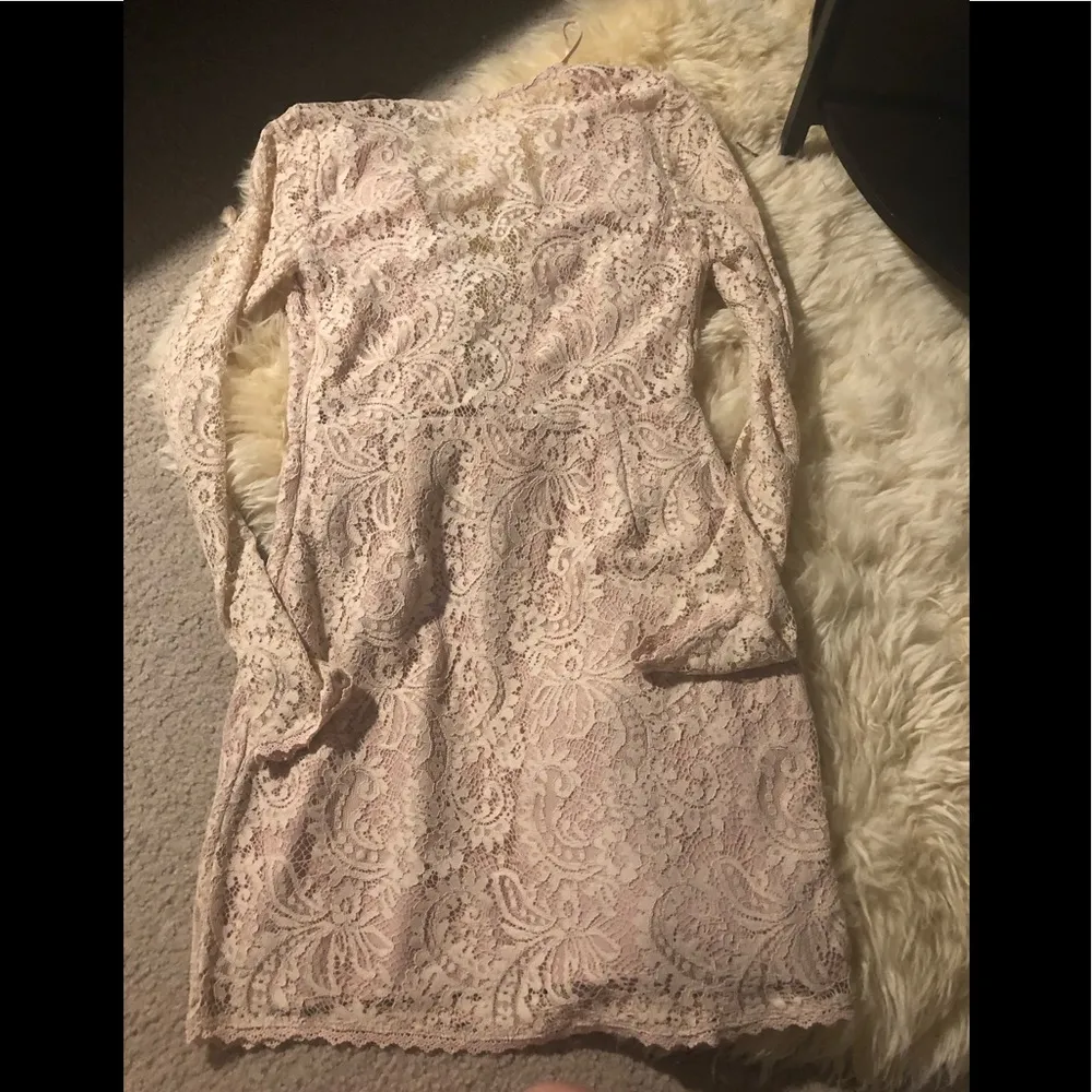 The Jet Set Diaries Resort Mini Dress In Nude - Image 6