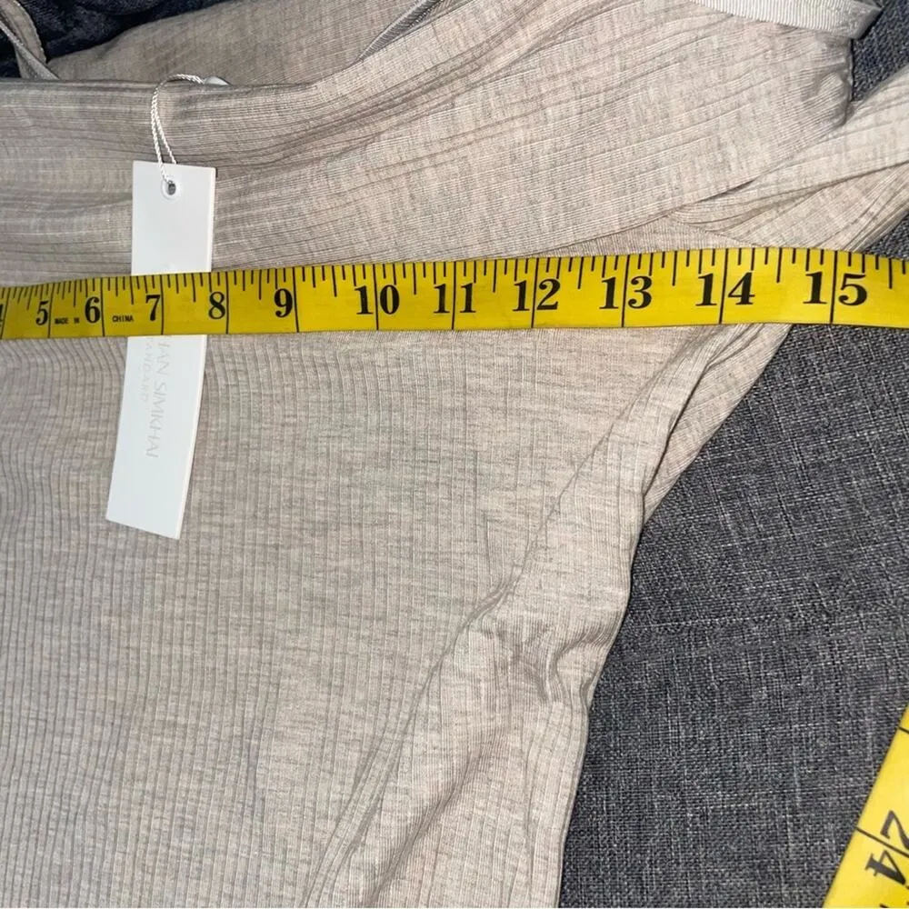 Jonathan Simkhai Womens Piper Off The Shoulder Ribbed Pullover Top XS - Image 8