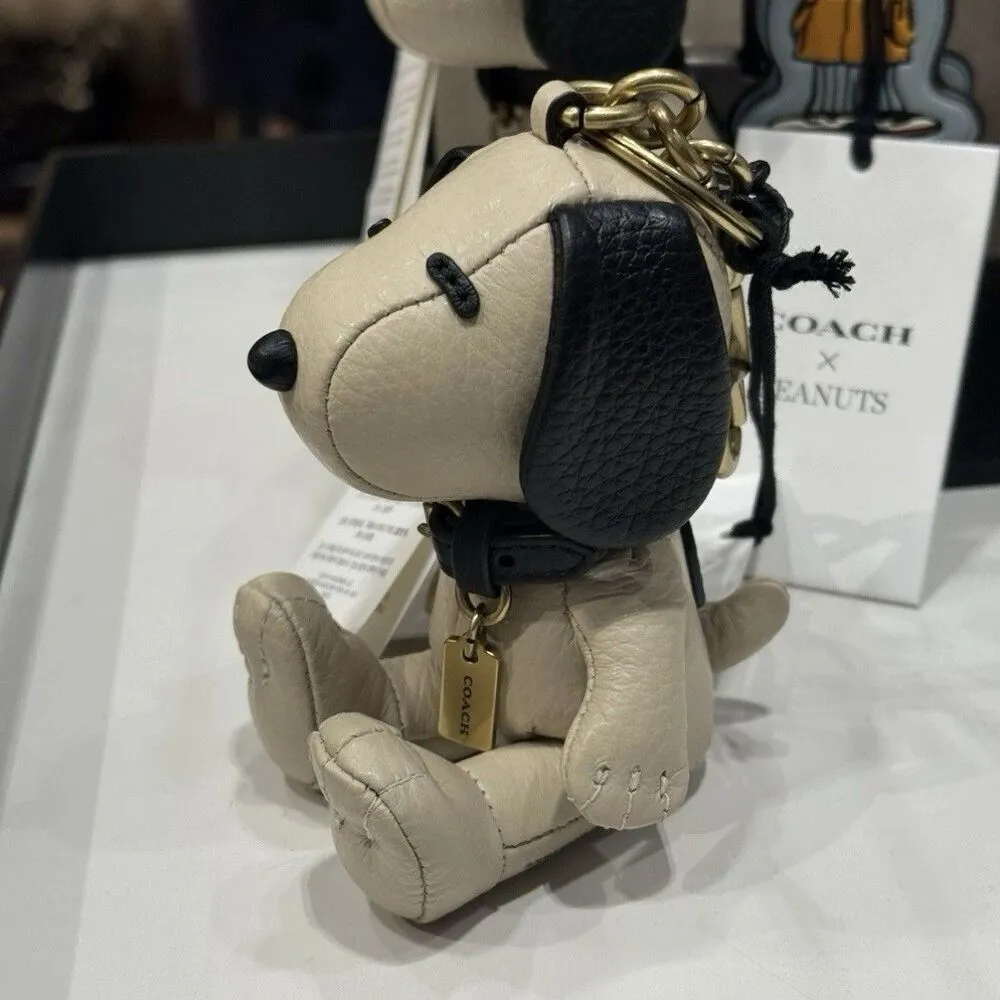 Coach X Peanuts Snoopy Collectible Bag Charm  Brass/Multi CBH29 - Image 2