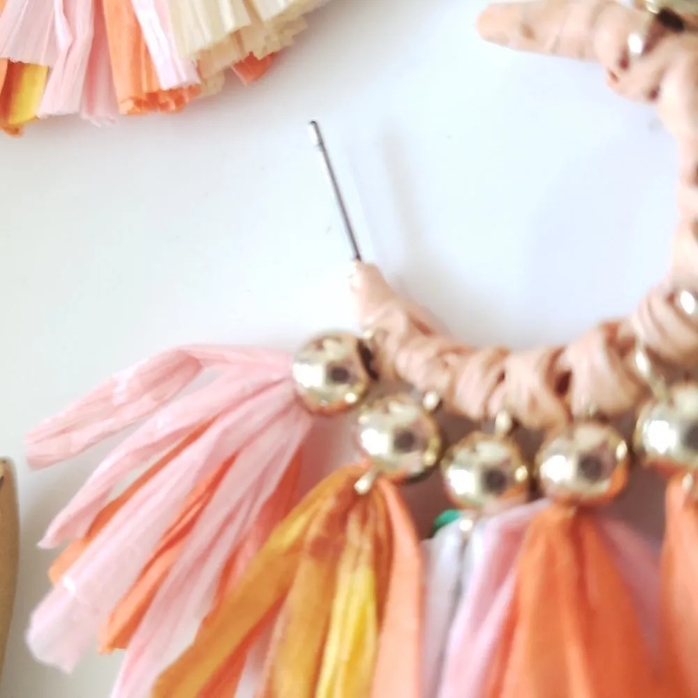 New! FP Emelie Raffia Earrings - Image 2