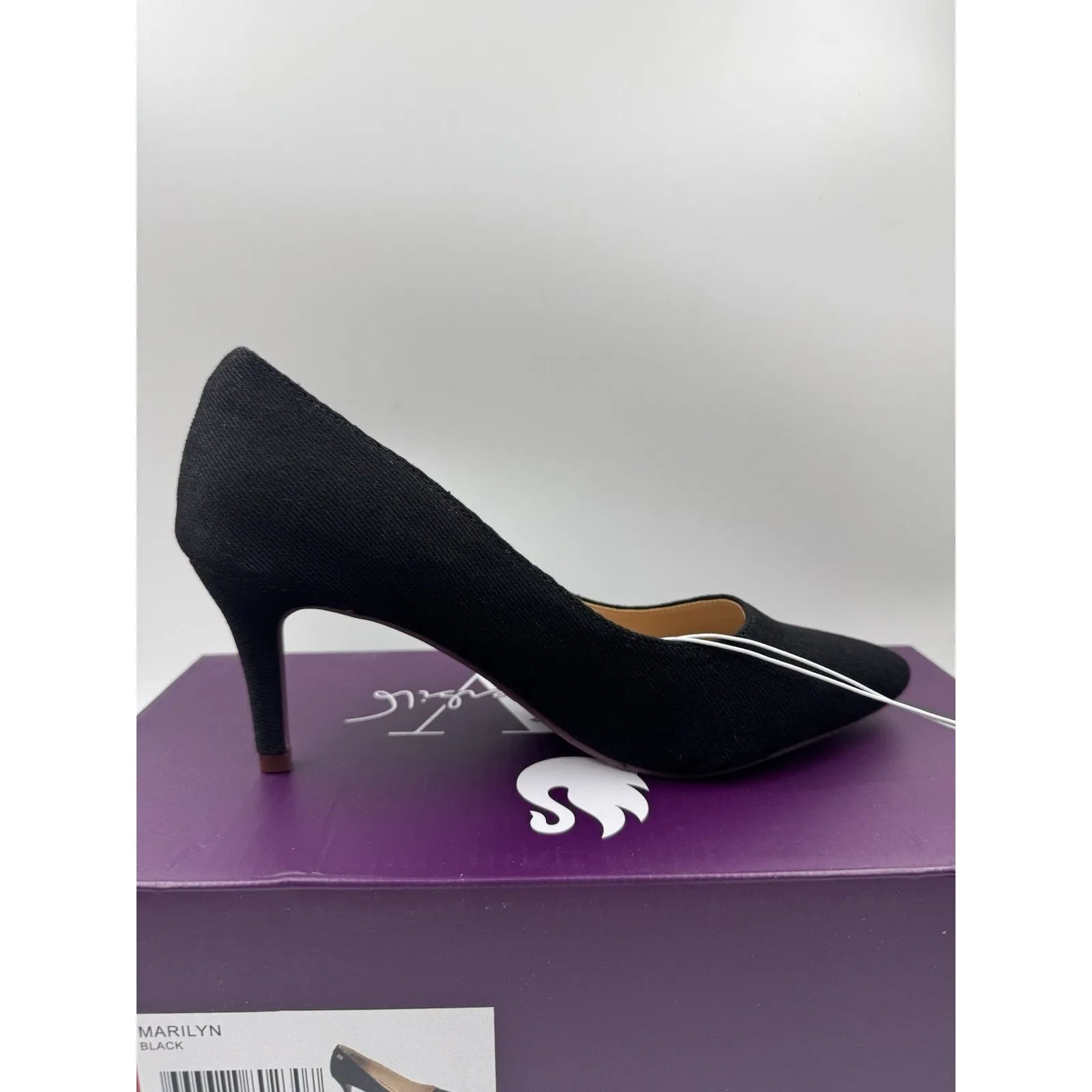 New Gloria Vanderbilt Women's Marilyn Pumps Black Closed Toe Heels Sz 6.5 Shoes - Image 7