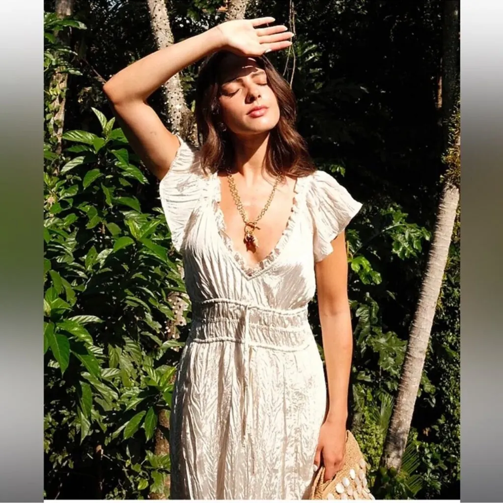 J.Crew Palermo dress in viscose-blend crinkle - Image 3