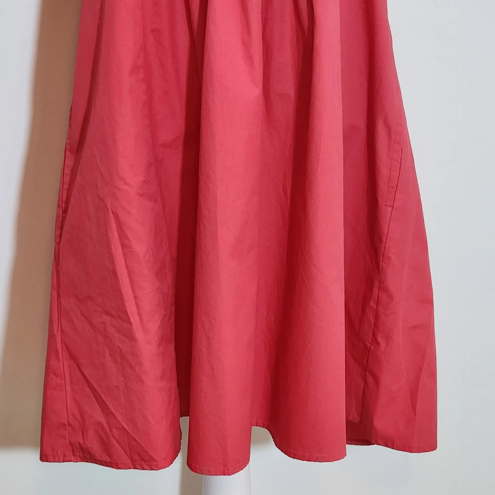 Draper James Red Puffy Sleeve Mini Dress Size Large Draper James Preppy Dress - Image 4