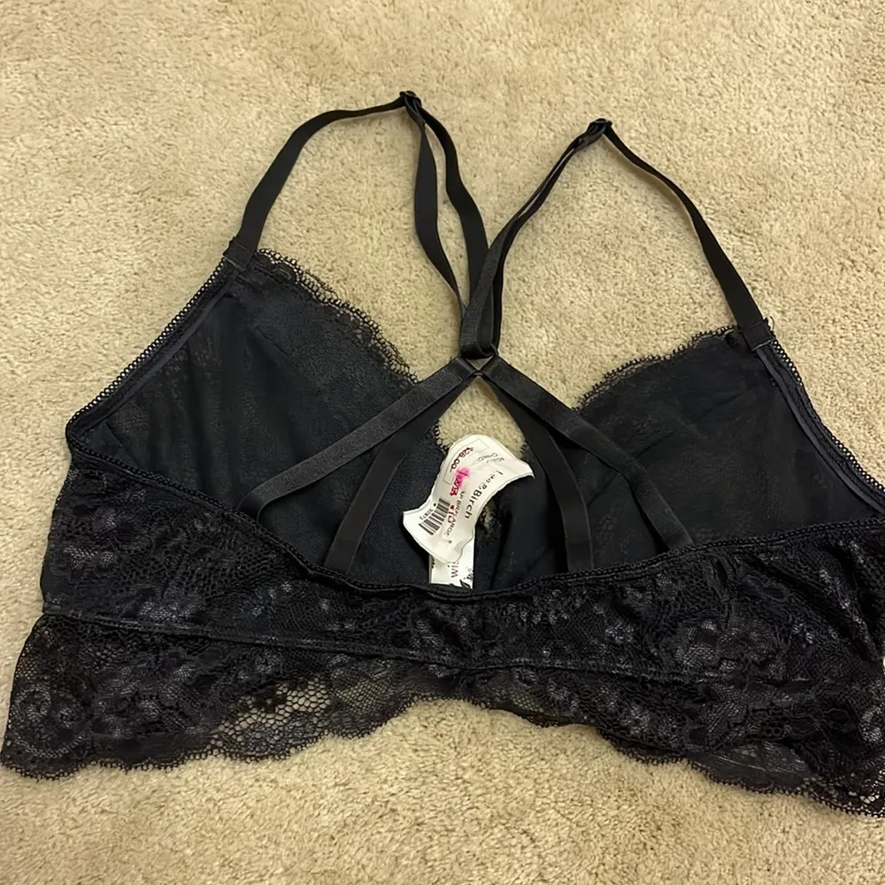 Charcoal gray bralette - Image 3
