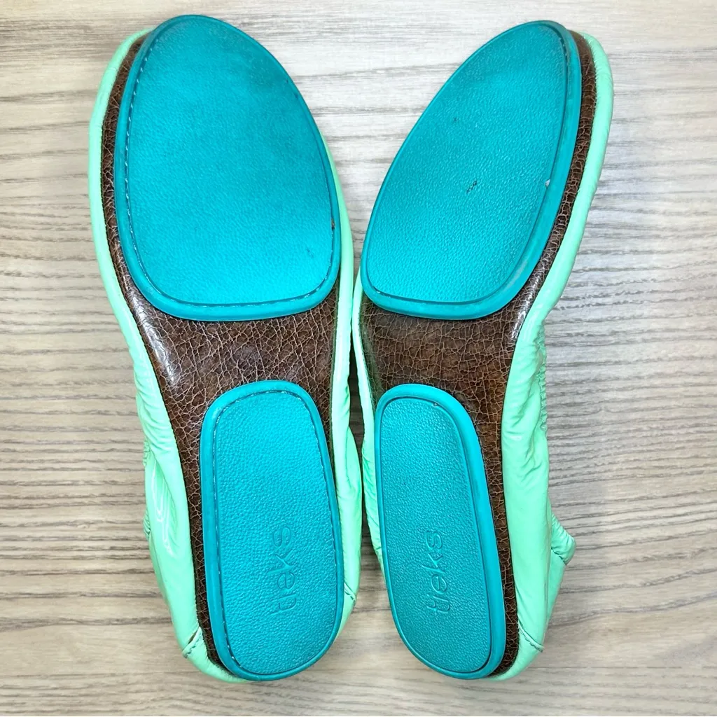 Tieks Mint Patent Leather Foldable Classic Style Ballet Flats 7 - Image 6