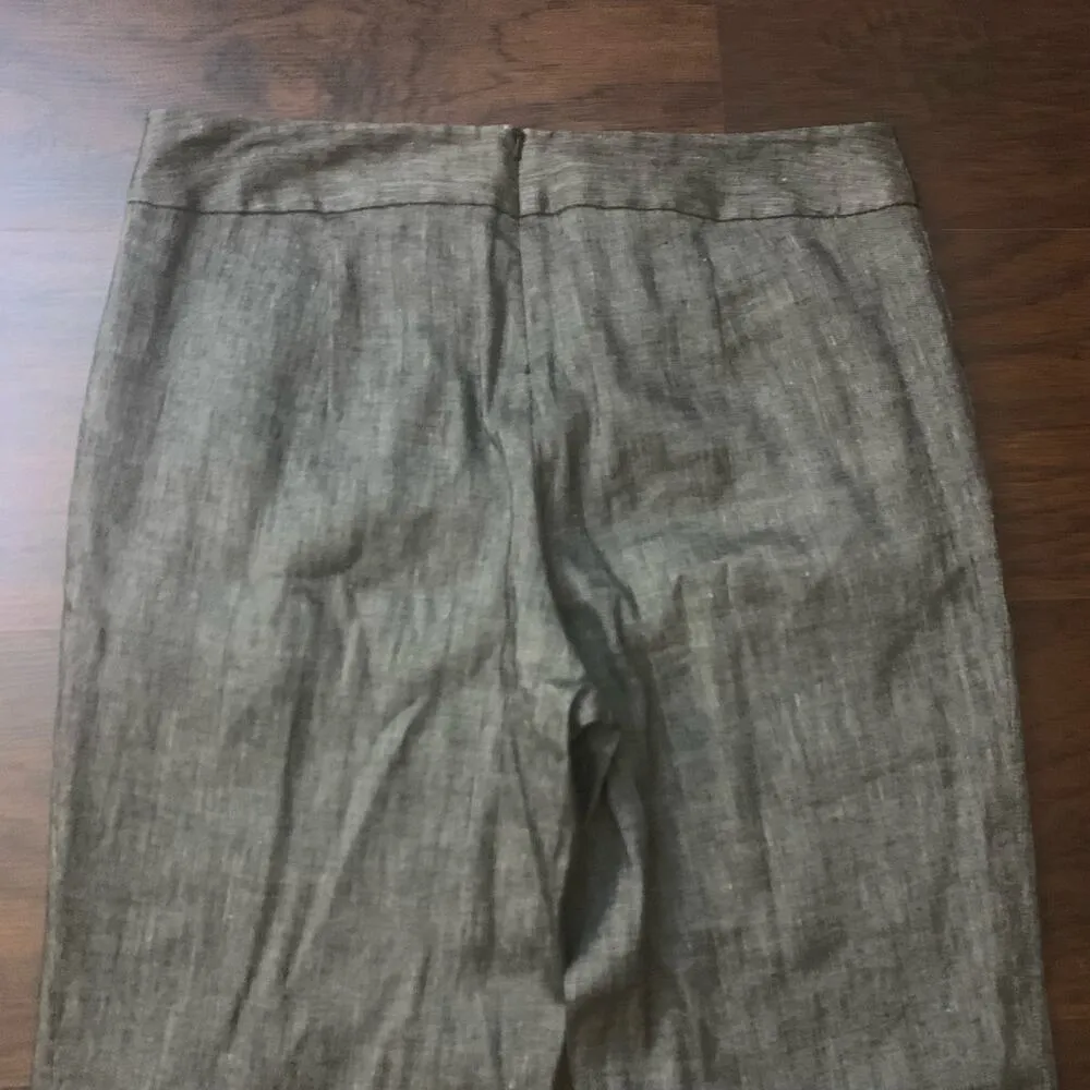 Yansi Fugel gray straight leg dress pants size 6 - Image 5