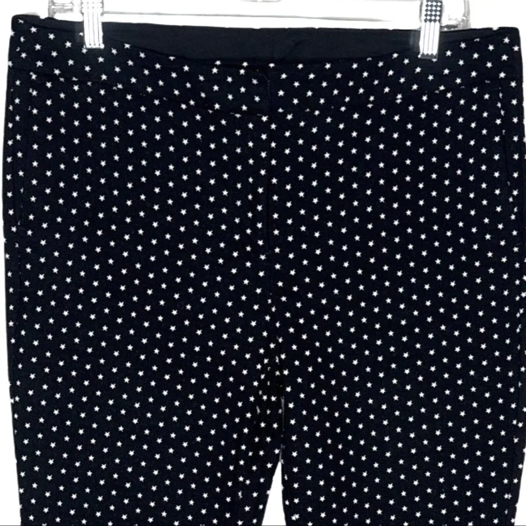 1901 Pants‎ Women 4 Black White Polka Dot Crop Trouser Business Office Feminine - Image 3