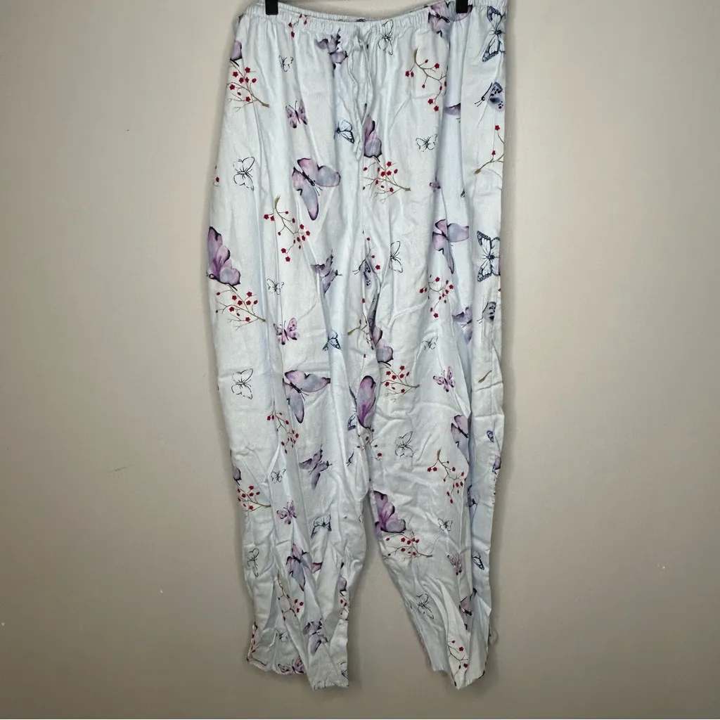 Valerie Stevens Studio Women's 2 Piece Floral Pajama Lounge Set Size 2X NWT - Image 6