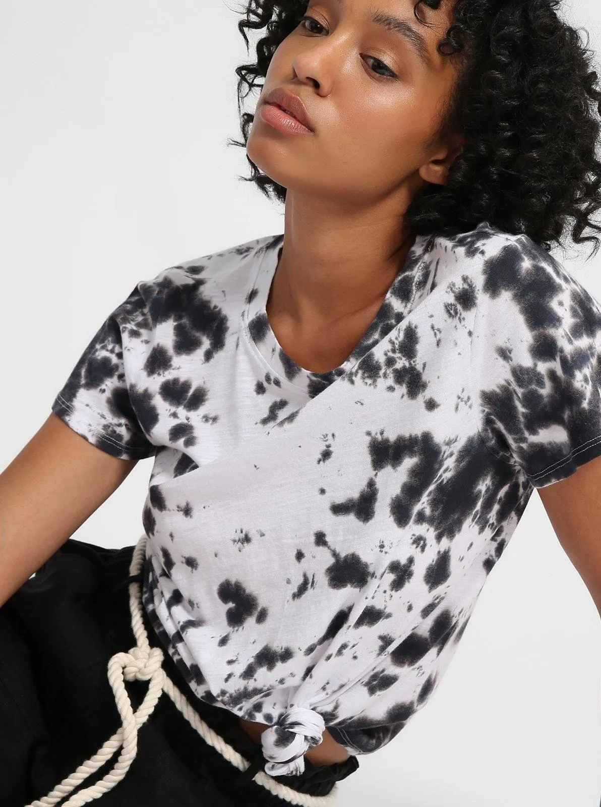 Black Tie Dye T-shirt - Image 2