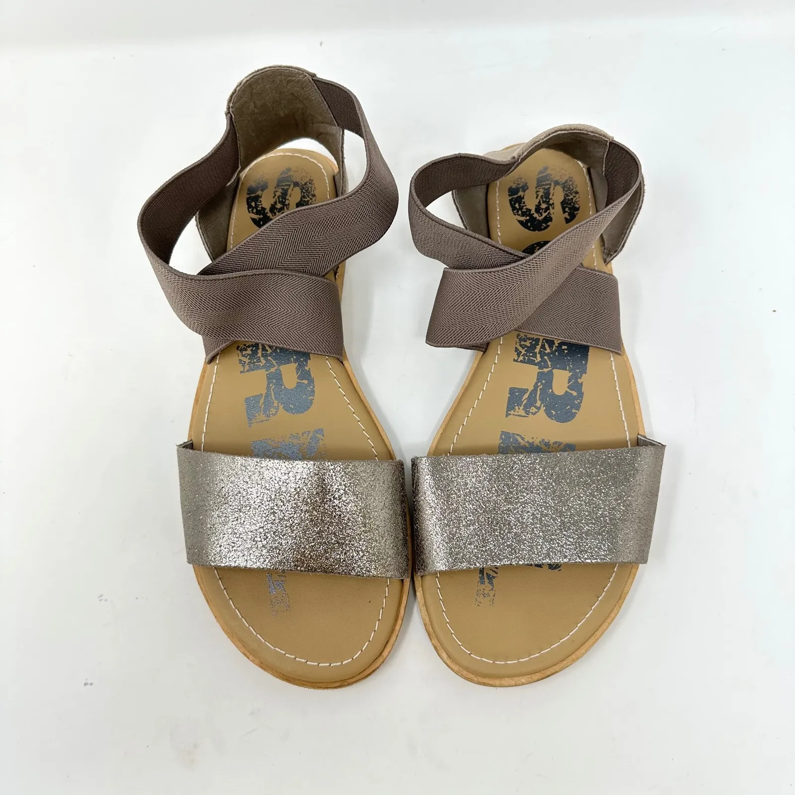 Sorel Ella II Flat Sandals‎ Gold Tan Size 9 - Image 3