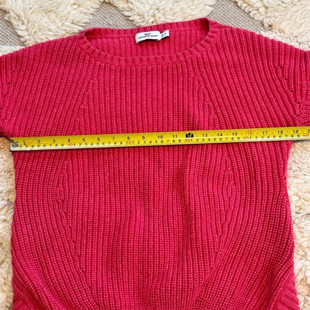 Vineyard Vines knit sweater pink size small - Image 9