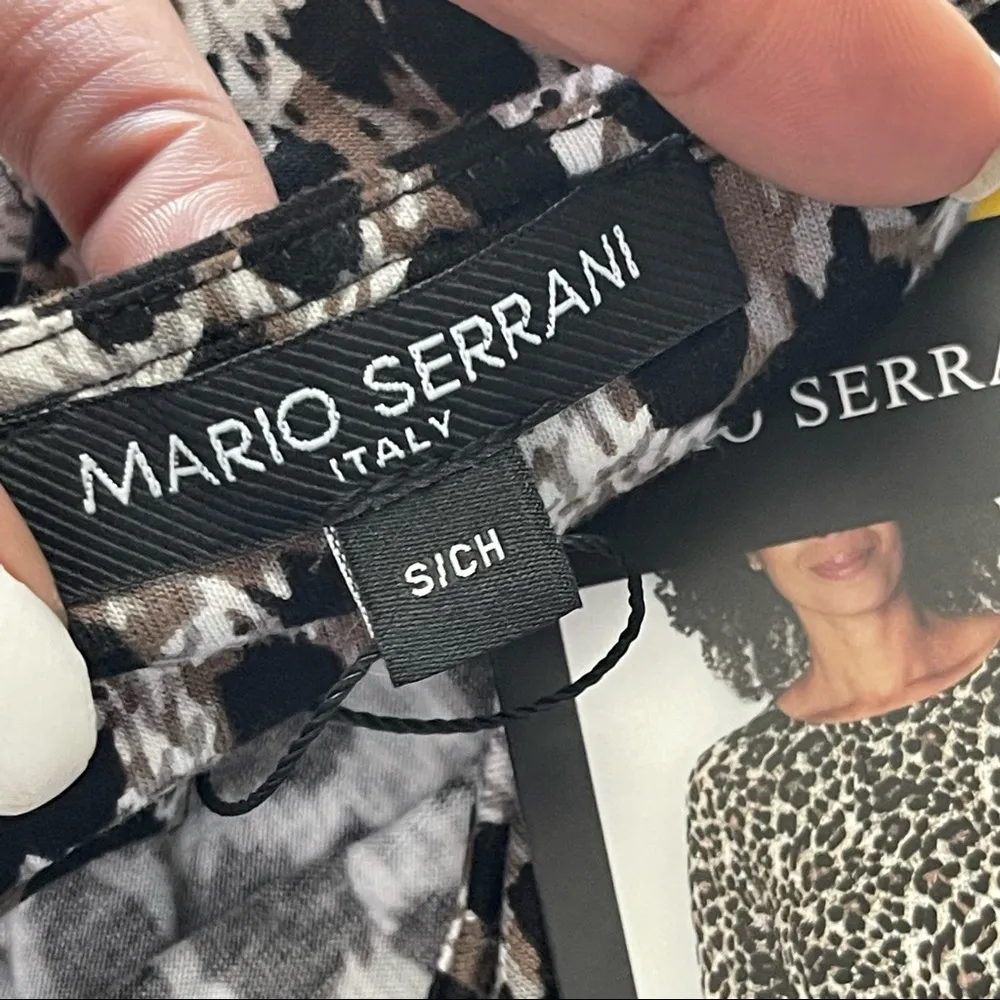 MARIO SERRANI | Animal Print Top Sz S - Image 51