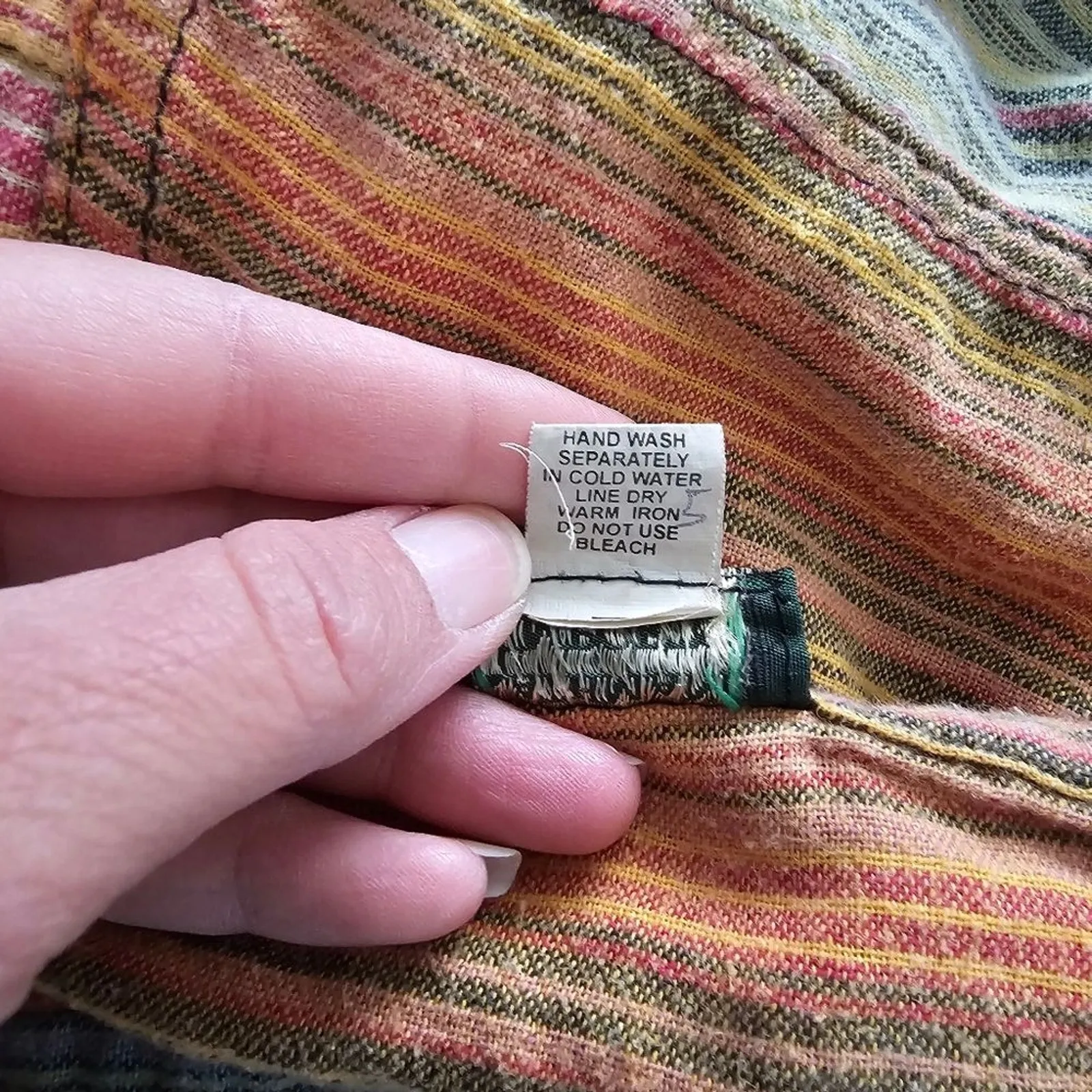 Katmandu Imports Nepal Multicolored Patchwork Cotton Wrapper Skirt One Size Size undefined - Image 7