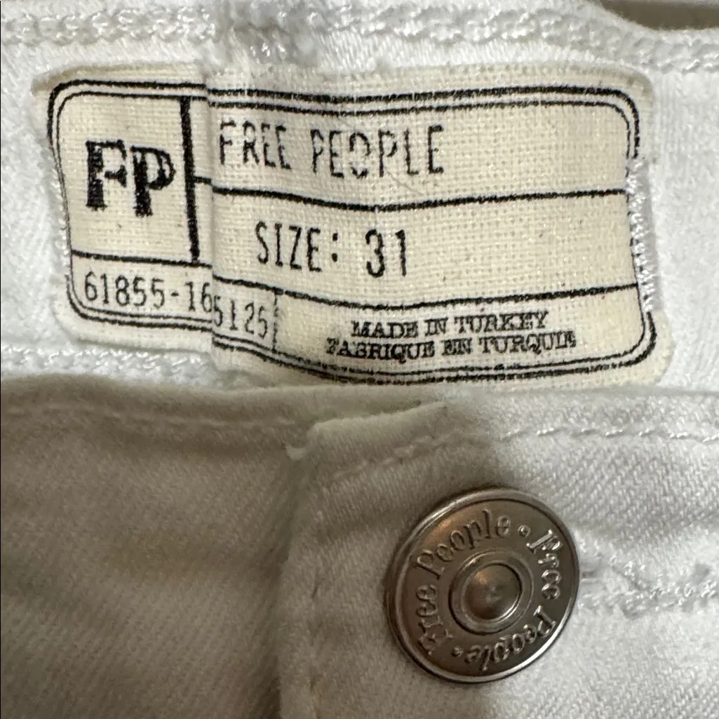 Free People  Ankle Jeans with Distressed Details - Image 2