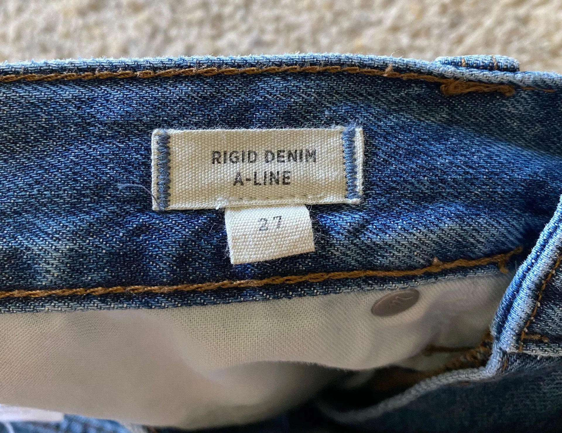 ‼️ Rigid Denim A-Line Mini Skirt‼️ - Image 6