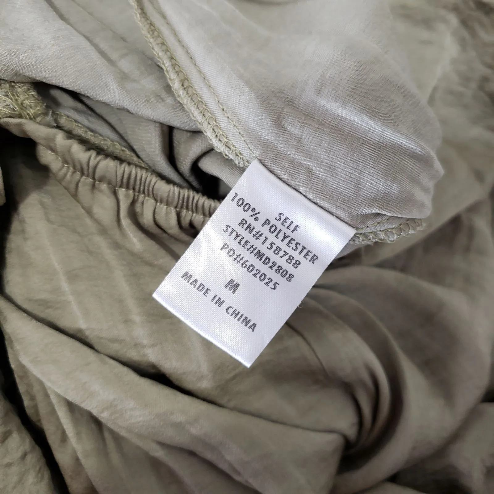 Mable Maxi Dress Womens Medium Sage Green Cutout Cottage Peasant Bohemian - Image 5