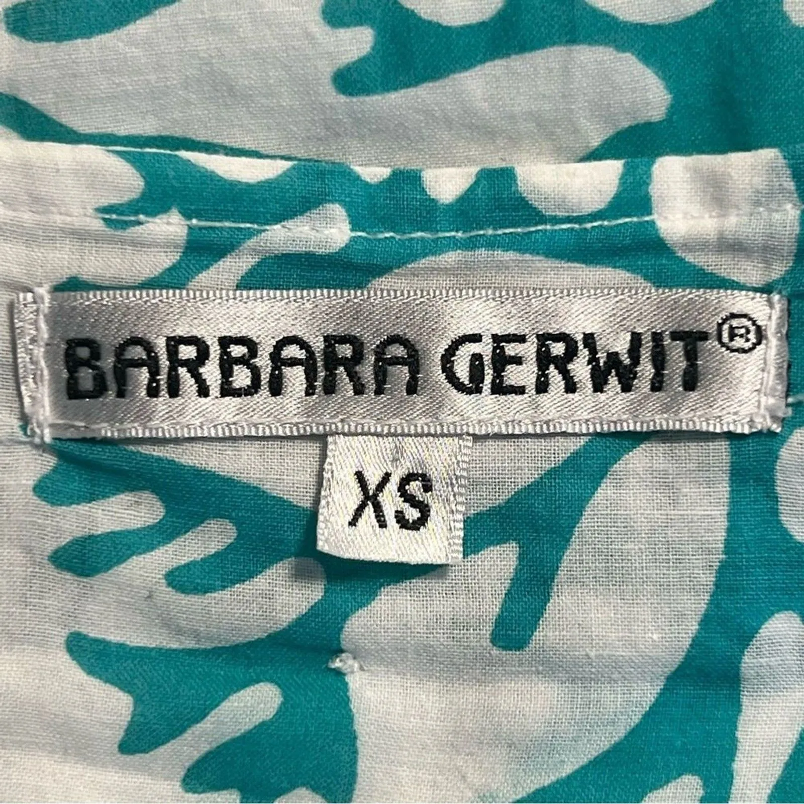 Barbara Gerwit Womens Beaded Swim Coverup Size XS Resort Beach Vacation Coastal White - Image 9