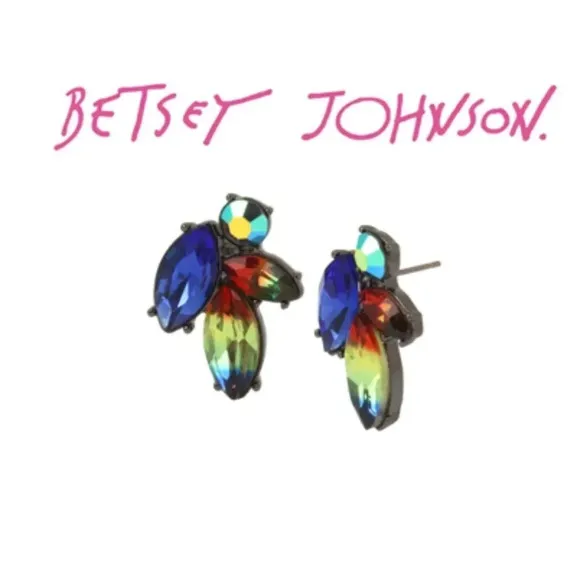 🆕 Betsey Johnson Shake It Off Cluster Earrings - Image 2