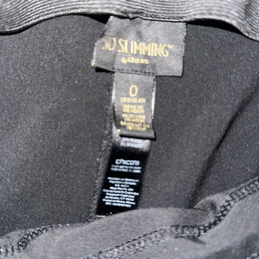 Chico’s So Slimming black everyday 0/4 stretch pull on pants - Image 2