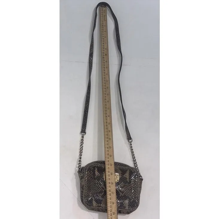 Michael Kors Snakeskin Handbag/Cross body Purse Good Condition. - Image 3
