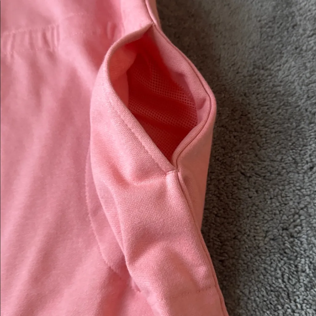 Columbia Peach Pink Sweat Drawstring Dress SIZE L - Image 4