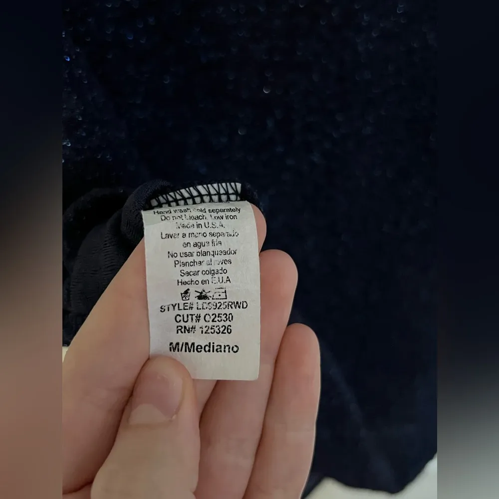 Windsor Off the Shoulder Sparkly Dress - Image 3