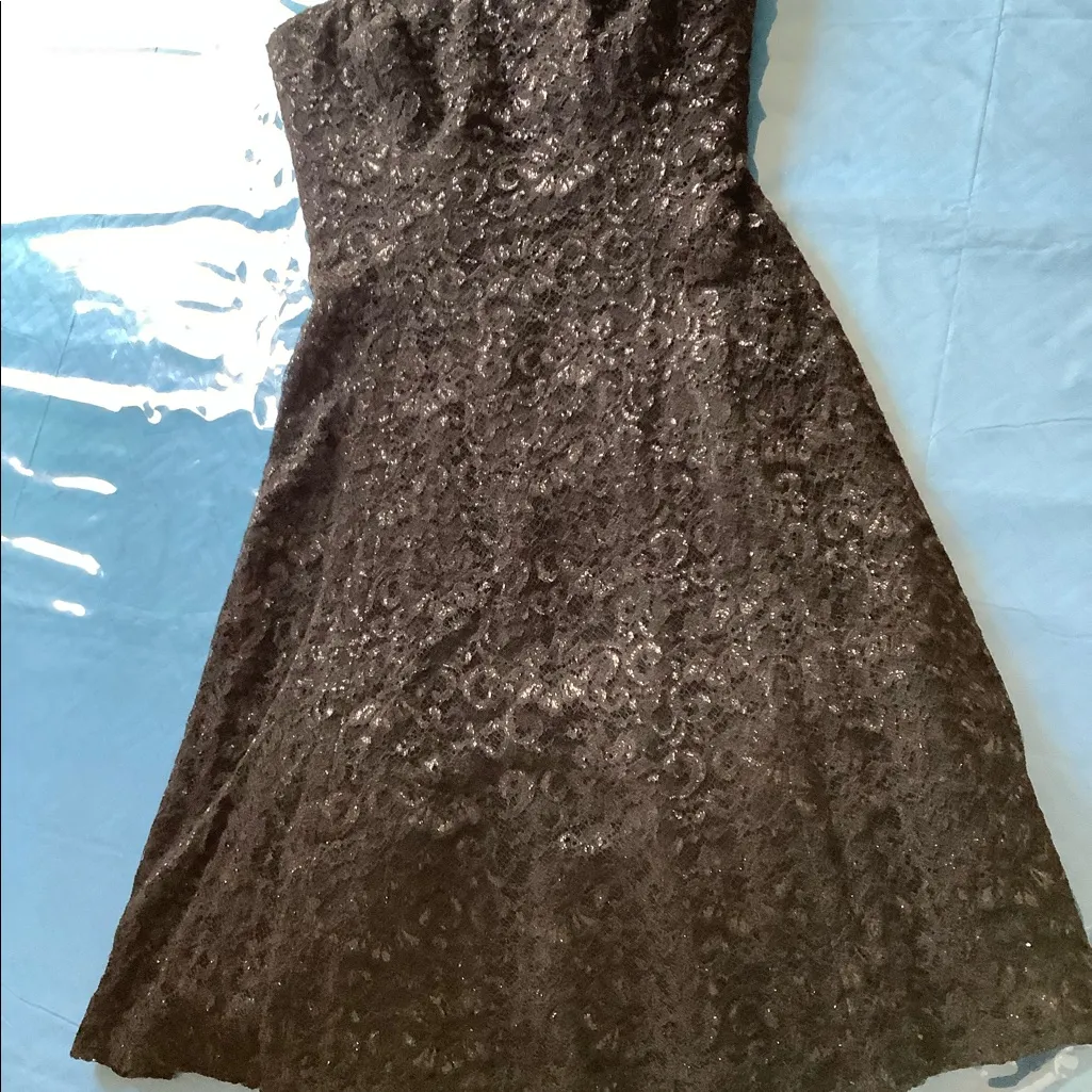 💥4x HP Black Lace sweat heart strapless Dress - Image 10