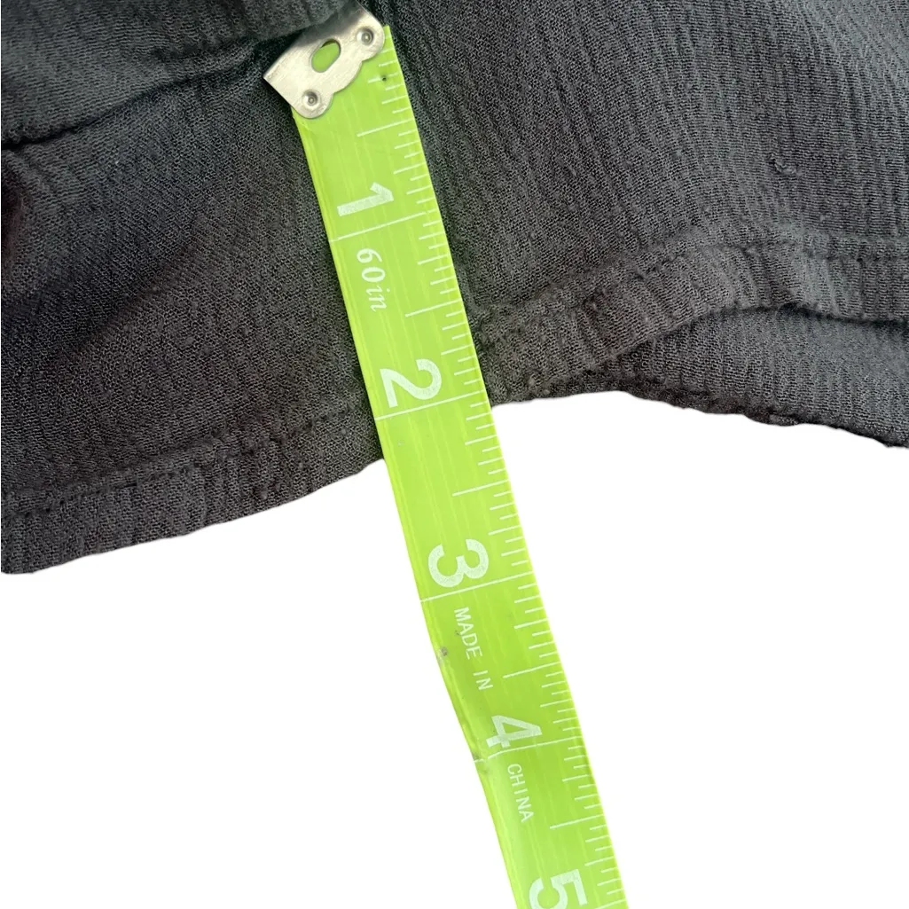 Free People Soft Surplice Romper Charcoal Size Medium - Image 6