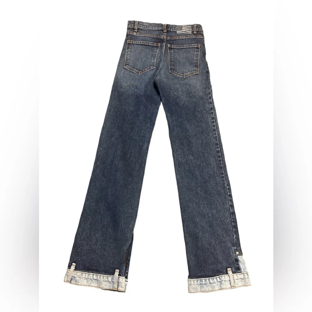 Revice Flare Eclipse Jeans Womens High Rise Straight Leg  Medium Wash size 27 - Image 6