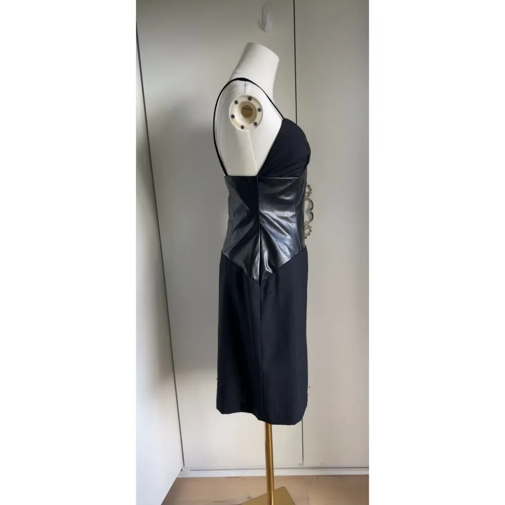 90s Hugo Buscati Collection Designer Little Black Dress Size 4 Sexy Cocktail - Image 5