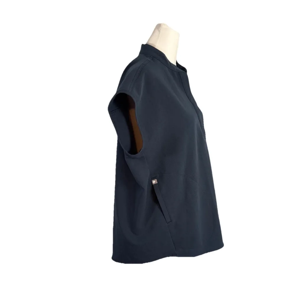 Figs Rafaela Scrub Top Womens XSmall Dark Harbor Color Oversized Nurse Medical - Image 2