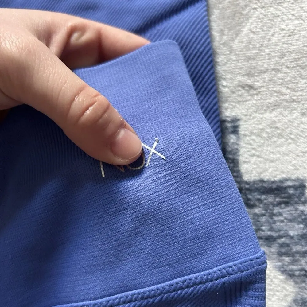 NWT NUX Womens Active Shapeshifter Blue Leggings Size Small S Yoga Gym - Image 4