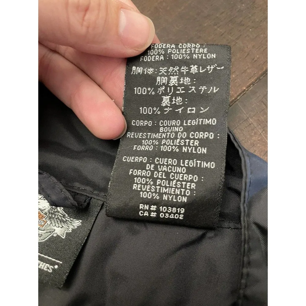 harley davidson jacket womens large Liner only RN 103819 - Image 5