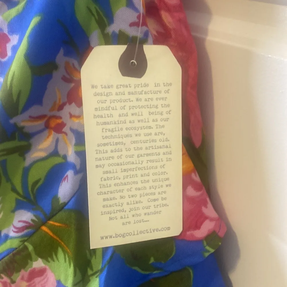 Lottie & Holly BOG Collective Crop Top & Skirt Set Medium NWT Blue - Image 2