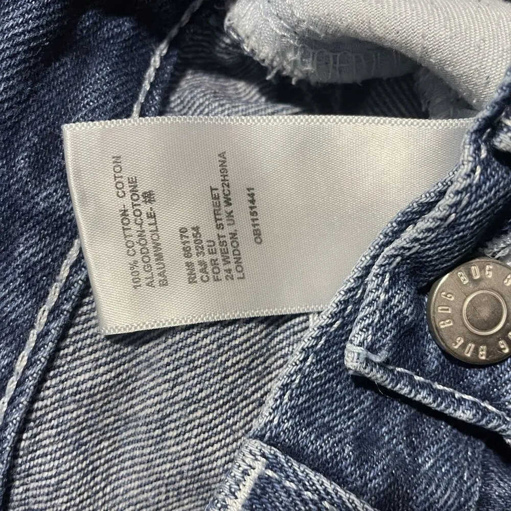 BDG Urban Outfitters Jeans Womens 25 Cowboy High Rise Straight Blue Medium Wash - Image 5