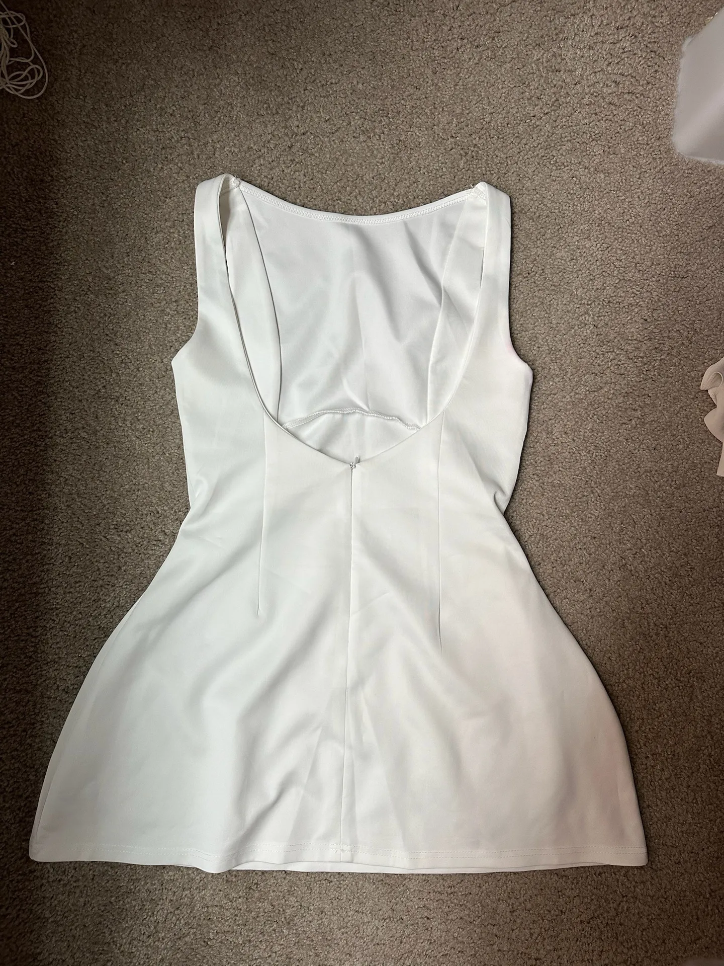 White Graduation Dress Size M - Image 3