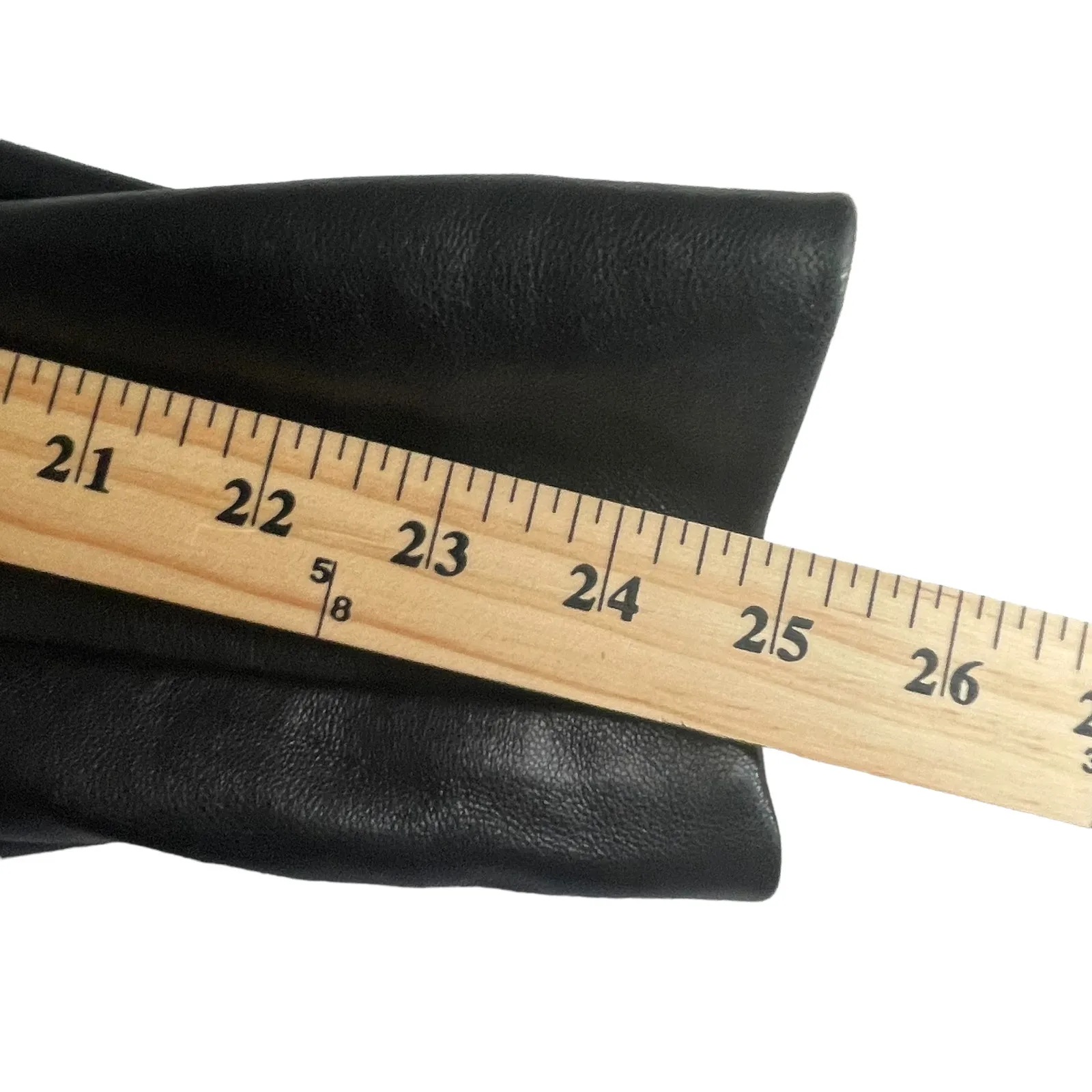 Kasper Size Large Vintage Soft 100% Leather‎ Black Jacket - Image 10