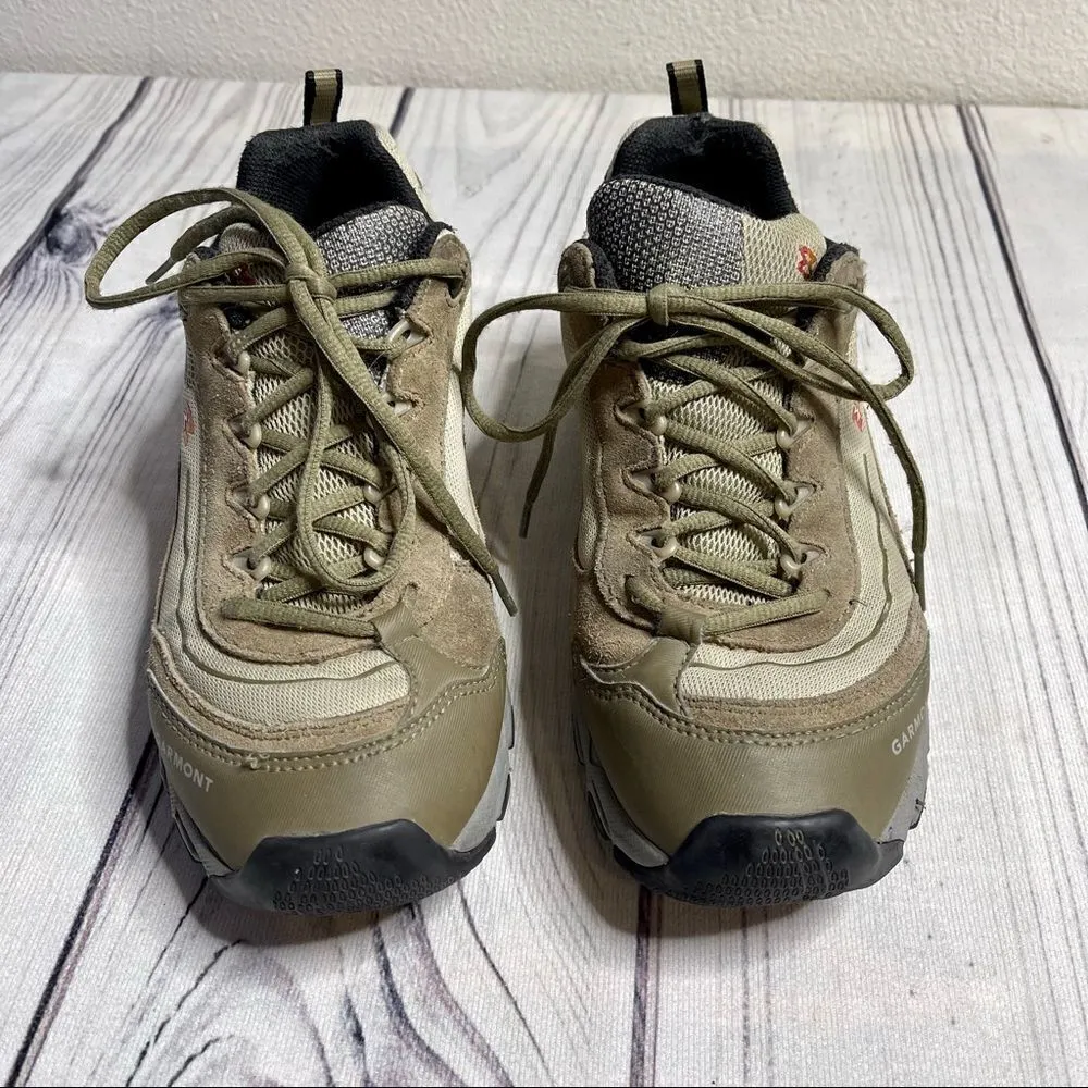 GARMONT NAGEVI Hiking Shoes Boots Vibram Soles Suede Leather Women's Size 9.5 Tan - Image 3