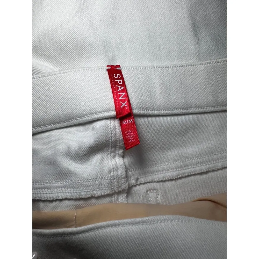 Spanx White Ankle Skinny Jeggings Size medium - Image 4
