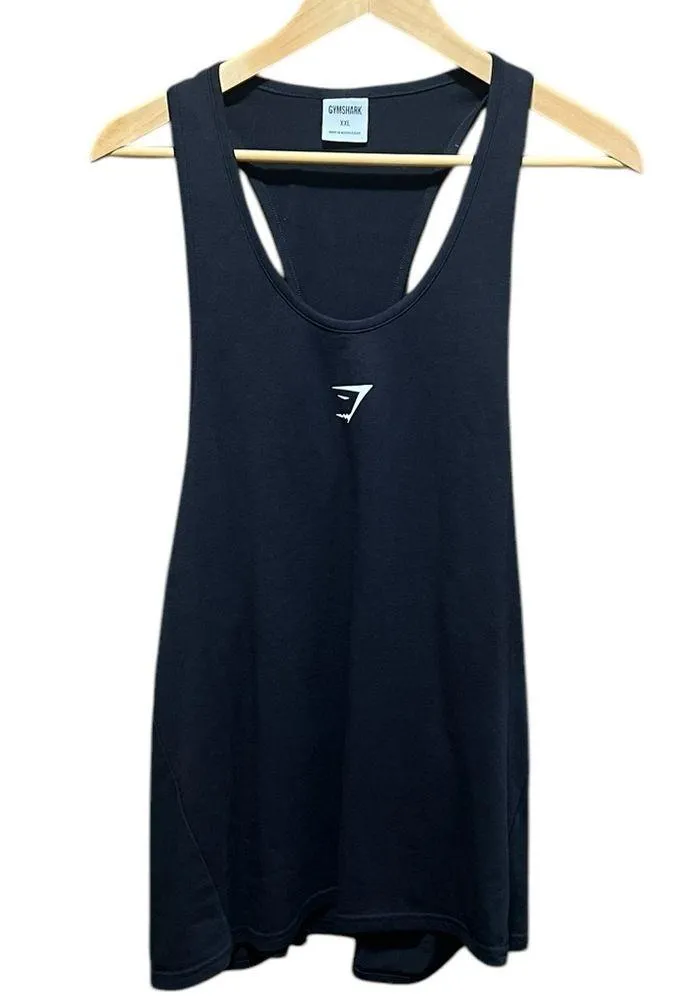 Gymshark lon Stinger Yank Top in Black Size XXL - Image 6