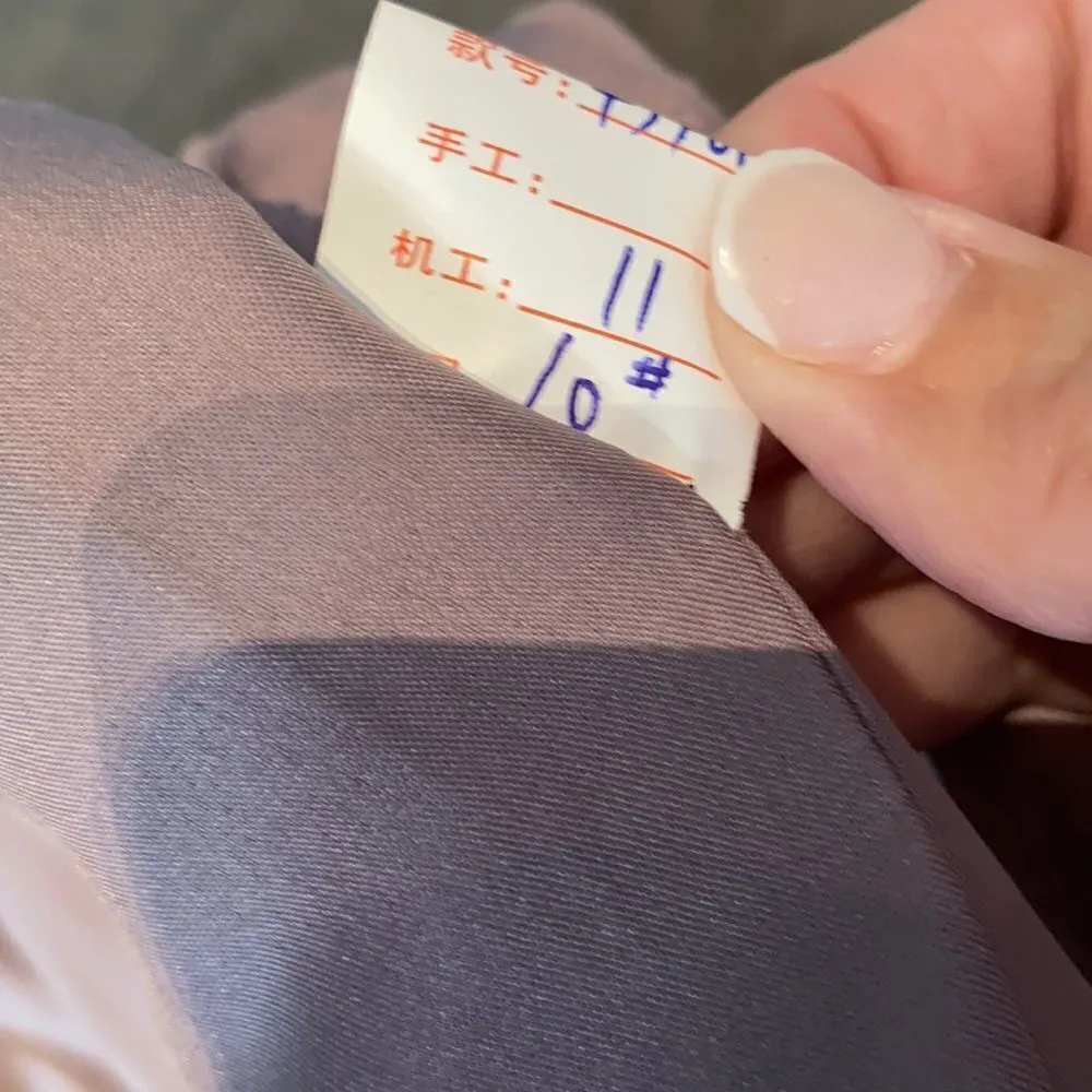 Women’s Full Length Chiffon Bridesmaid Party Prom Dress Leg Slit Size 10 - Image 10