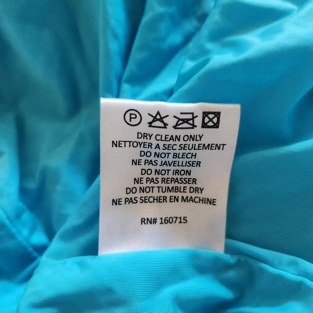 Retrofete Loretta Sequin Maxi Dress in Aqua Blue Size Large Sleeveless NWT - Image 13